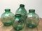 Vintage Green Glass Jars, Set of 4 3