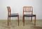 Model 83 Dining Chairs by Niels O. Møller for J.L. Møllers, 1974, Set of 2 3