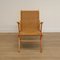 Silla holandesa vintage de madera y cuerda, 1957, Imagen 4