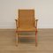 Vintage Dutch Wood & Rope Chair, 1957 4