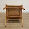 Vintage Dutch Wood & Rope Chair, 1957 7