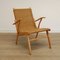 Silla holandesa vintage de madera y cuerda, 1957, Imagen 2