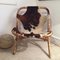 Vintage Cowhide & Bamboo Easy Chairs, 1970s, Set of 2 9
