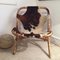 Vintage Cowhide & Bamboo Easy Chairs, 1970s, Set of 2, Image 9