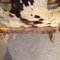 Poltrone vintage in pelle di mucca e bambù, anni '70, set di 2, Immagine 6