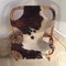 Vintage Cowhide & Bamboo Easy Chairs, 1970s, Set of 2 7