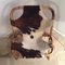 Vintage Cowhide & Bamboo Easy Chairs, 1970s, Set of 2, Image 7