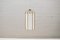 Large Brass and Acrylic Glass Church Pendant Lamp, 1960s, Image 1