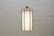 Lámpara colgante de iglesia grande de latón y vidrio acrílico, años 60, Imagen 6