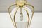 Large Brass and Acrylic Glass Church Pendant Lamp, 1960s, Image 10