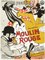Poster originale del film Moulin Rouge vintage di Maggi Baaring, Danimarca, 1955, Immagine 1