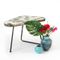 Garden Table with Ceramic Tiles and Tripod Frame, 1960s 10