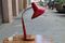 Vintage Red Table Lamp, Image 3