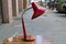 Vintage Red Table Lamp 1