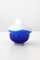 Royal Blue & White Volcano Vase by Alissa Volchkova, Image 2