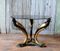 Italian Gold Bird Coffee Table, 1970s 1