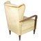 Italian High Back Golden Velvet Lounge Chairs by Gio Ponti, 1930s, Set of 2, Image 5