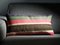 Pink-Green-Brown-White Striped Lumbar Kilim Pillow by Zencef, 2014, Image 2