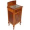 Antique Mahogany & Walnut Inlaid Nightstands, Set of 2, Image 2