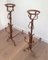 Antique Wrought Iron Andirons, Set of 2 2