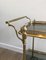 Vintage Neo-Classical Glass Trolley from Maison Jansen, 1940s 7