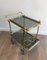Vintage Neo-Classical Glass Trolley from Maison Jansen, 1940s 3