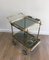 Vintage Neo-Classical Glass Trolley from Maison Jansen, 1940s 4