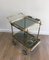 Vintage Neo-Classical Glass Trolley from Maison Jansen, 1940s, Image 4