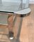 Vintage Chrome Coffee Table with Glass Shelves, 1970s, Image 10