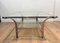 Vintage Chrome Coffee Table with Glass Shelves, 1970s, Image 6