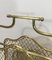 Vintage French Neoclassical Brass Magazine Rack from Maison Jansen, 1940s, Image 7