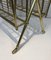 Vintage French Neoclassical Brass Magazine Rack from Maison Jansen, 1940s 12