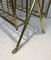 Vintage French Neoclassical Brass Magazine Rack from Maison Jansen, 1940s, Image 12