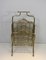 Vintage French Neoclassical Brass Magazine Rack from Maison Jansen, 1940s 14