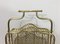 Vintage French Neoclassical Brass Magazine Rack from Maison Jansen, 1940s 6