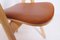 Silla modeloo CH29 con caballete de Hans J. Wegner para Carl Hansen & Søn, años 70, Imagen 4