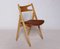 Model CH29 Sawbuck Chair by Hans J. Wegner for Carl Hansen & Søn, 1970s, Image 1