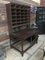 Mid-Century Steel Post Office Table with 30 Lockers 2