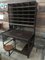 Mid-Century Steel Post Office Table with 30 Lockers 1