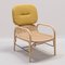 Plus Rattan Armchair with Gabriel Fabrics Medley Yellow Cushion by AC/AL Studio for ORCHID EDITION, Image 1