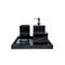 Black Marquina Marble Bathroom Set from FiammettaV Home Collection, Set of 5 1