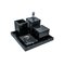 Black Marquina Marble Bathroom Set from FiammettaV Home Collection, Set of 5, Image 3