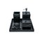 Black Marquina Marble Bathroom Set from FiammettaV Home Collection, Set of 5, Image 2