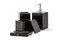 Black Marquina Marble Bathroom Set from FiammettaV Home Collection, Set of 5 5
