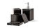 Black Marquina Marble Bathroom Set from FiammettaV Home Collection, Set of 5, Image 5