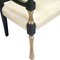 Set of Antique Italian Lacquered and Gilt Velvet Armchairs, Image 6