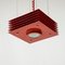 Vintage Lacquered Steel Pendant by Ettore Sottsass 4