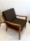 Dänischer Mid-Century Sessel mit Gestell aus Teak & Sitzbezug aus Wolle 2