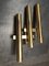 Brass Tube Sconces by Gaetano Sciolari, 1970s, Set of 2, Image 2