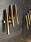 Brass Tube Sconces by Gaetano Sciolari, 1970s, Set of 2 5